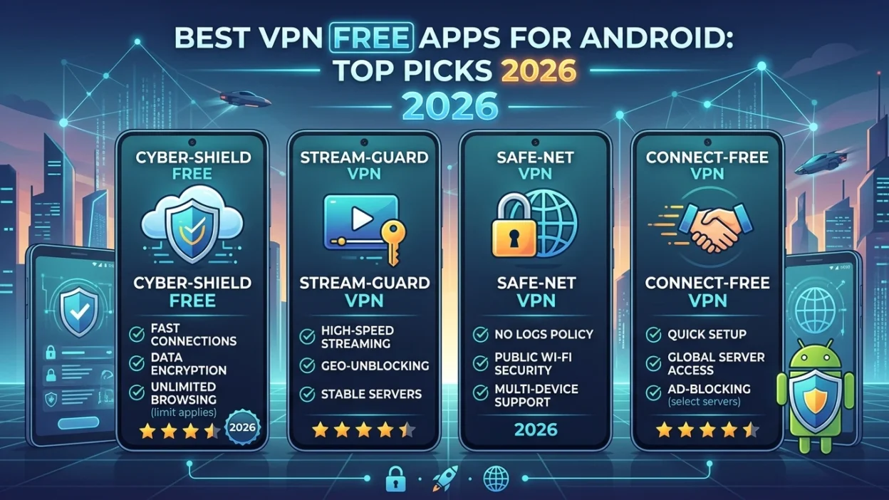 Best VPN Free Apps for Android 2026 Top Picks
