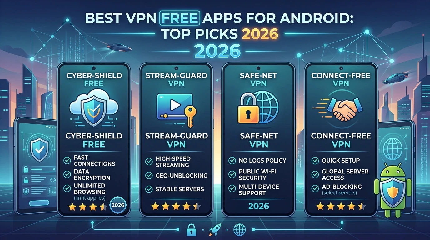 Best VPN Free Apps for Android 2026 Top Picks