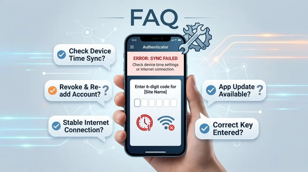 Authenticator App Not Working FAQ