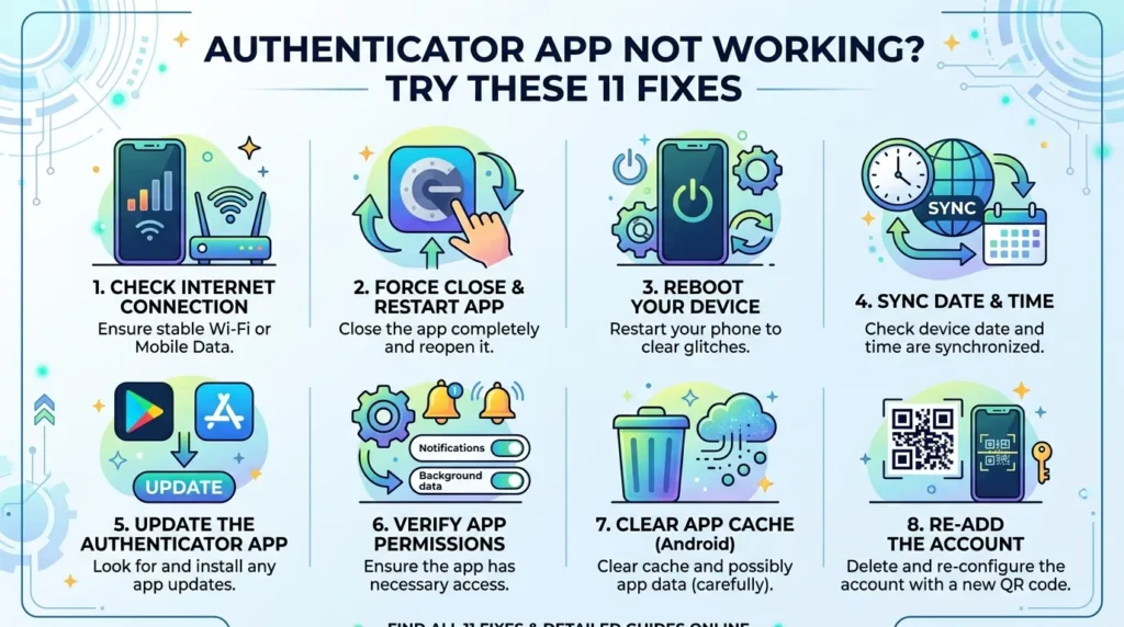 Authenticator App Not Working? Try These 11 Fixes