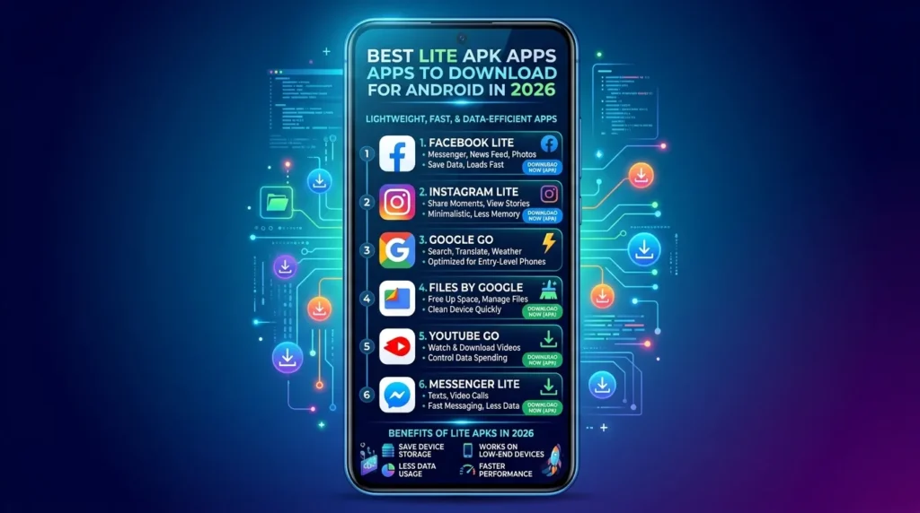 Best Lite APK Apps to Download for Android in 2026