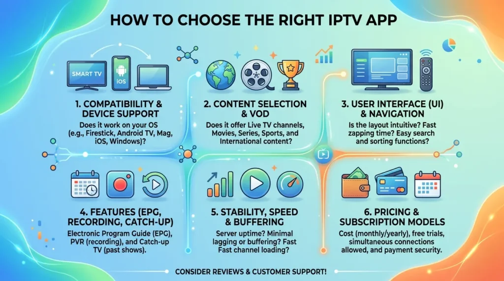 How to Choose the Right IPTV App