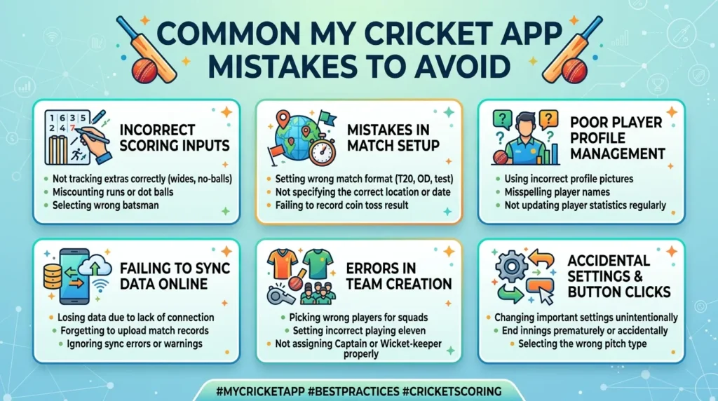 Common My Cricket App Mistakes to Avoid