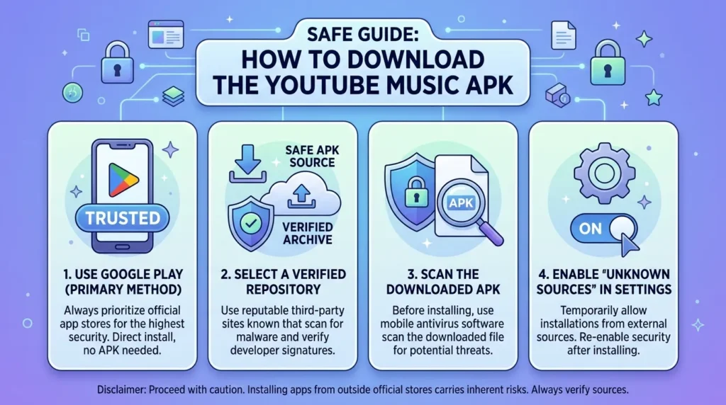 How to Download the YouTube Music APK Safely