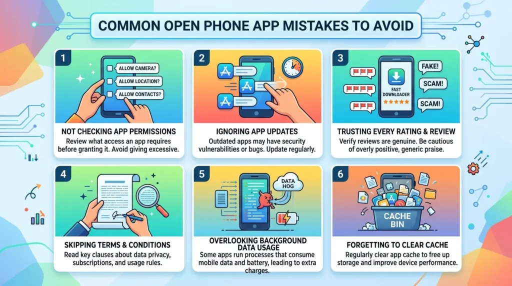 Common Open Phone App Mistakes to Avoid