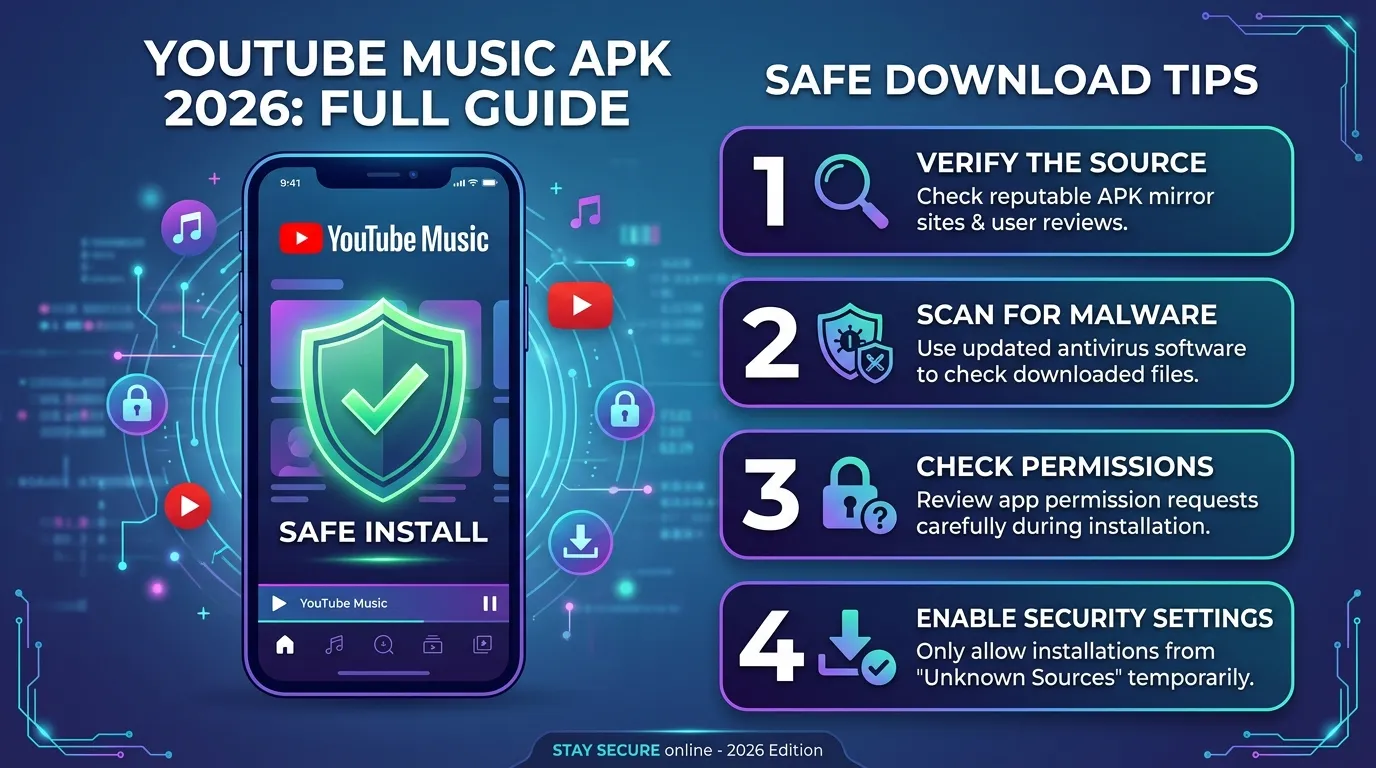 YouTube Music APK 2026 Full Guide & Safe Download Tips