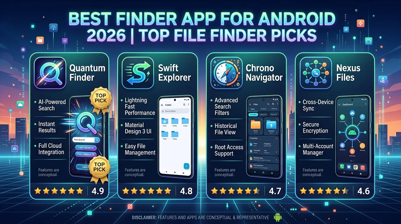 Best Finder App for Android 2026 Top File Finder Picks
