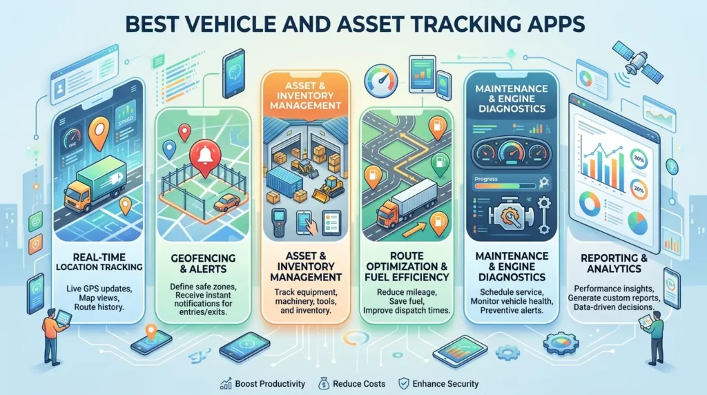 Best Vehicle and Asset Tracking Apps