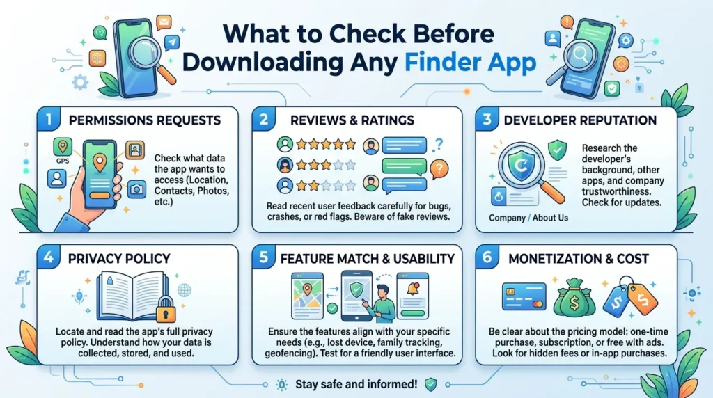 What to Check Before Downloading Any Finder App