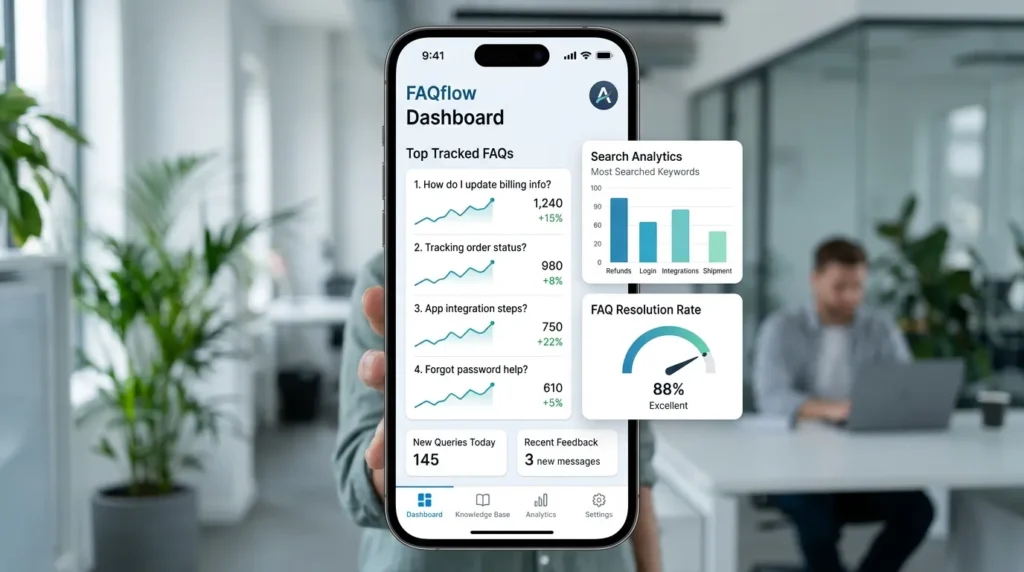 Frequently Asked Questions tracking app